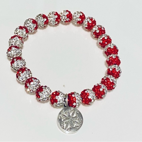 Rustic Cuff Bracelet Set of 3 Beaded Stack Kaleidoscope Bracelets - Picture 3 of 6